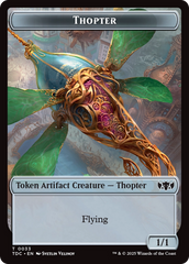 Thopter // Bird Double-Sided Token [Tarkir: Dragonstorm Commander Tokens] | Odin's Place