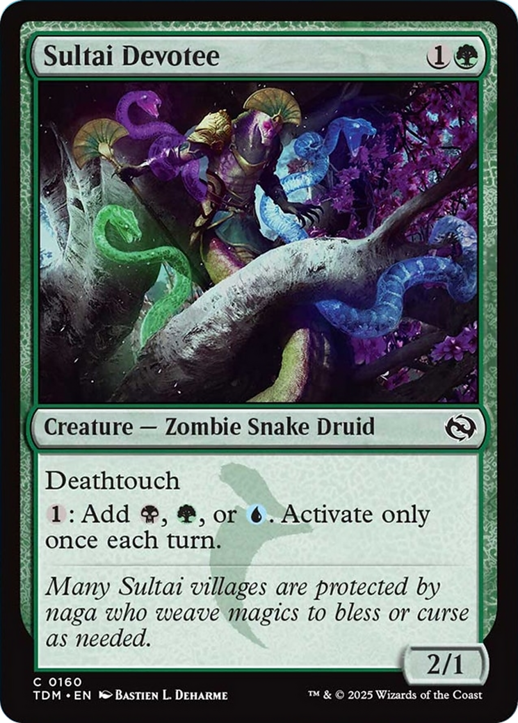 Sultai Devotee [Tarkir: Dragonstorm] | Odin's Place