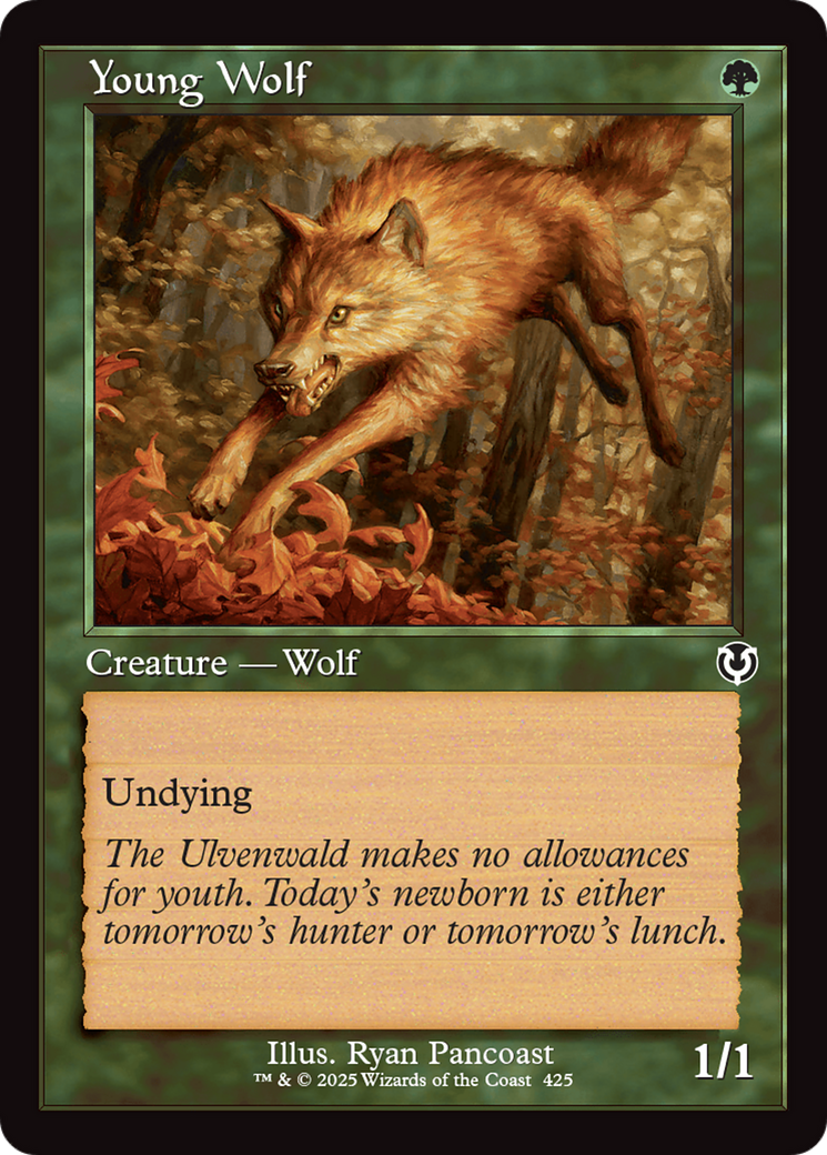 Young Wolf (Retro Frame) [Innistrad Remastered] | Odin's Place
