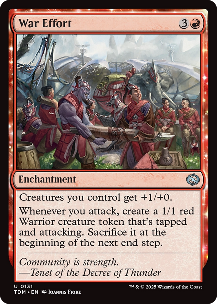 War Effort [Tarkir: Dragonstorm] | Odin's Place