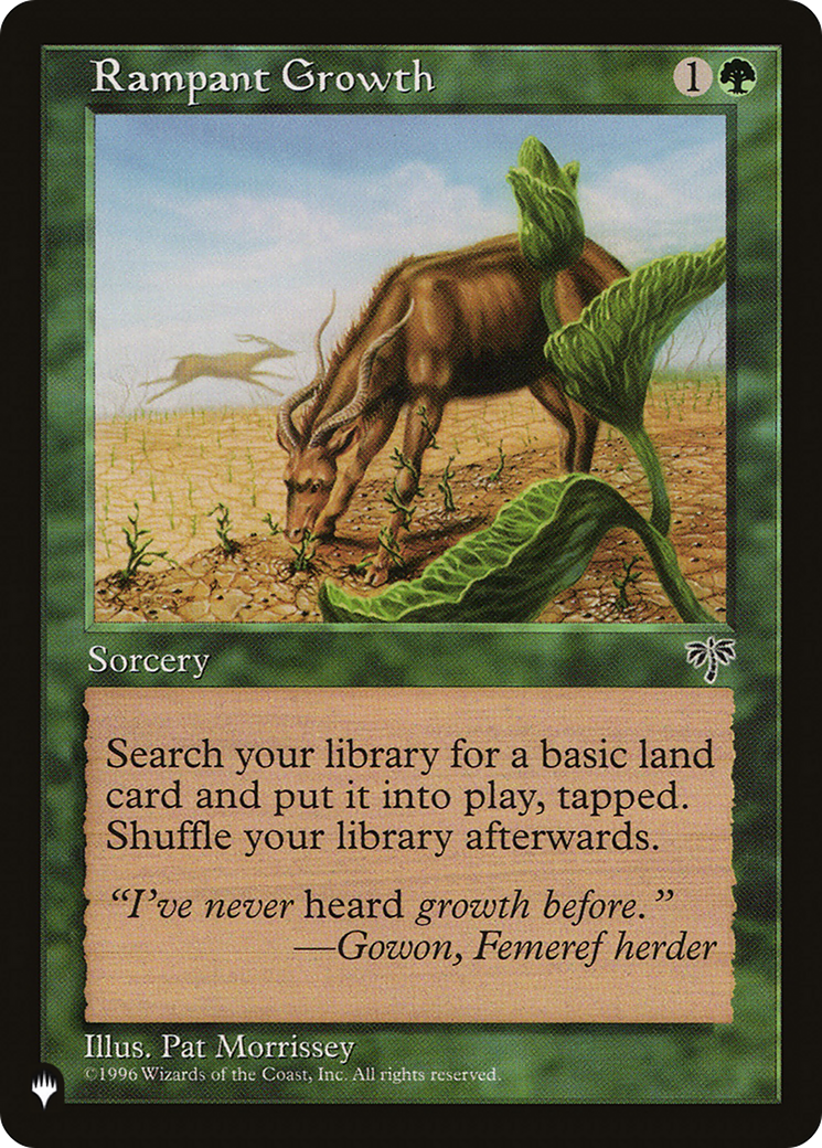Rampant Growth (MIR) [The List] | Odin's Place