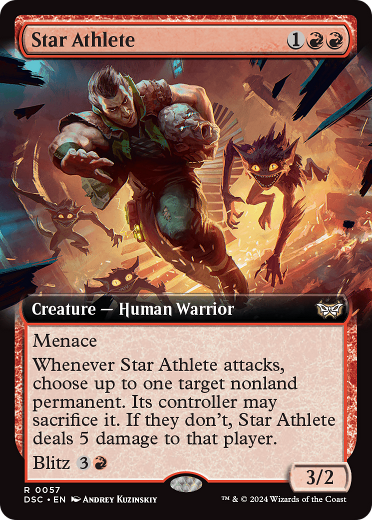 Star Athlete (Extended Art) [Duskmourn: House of Horror Commander] | Odin's Place
