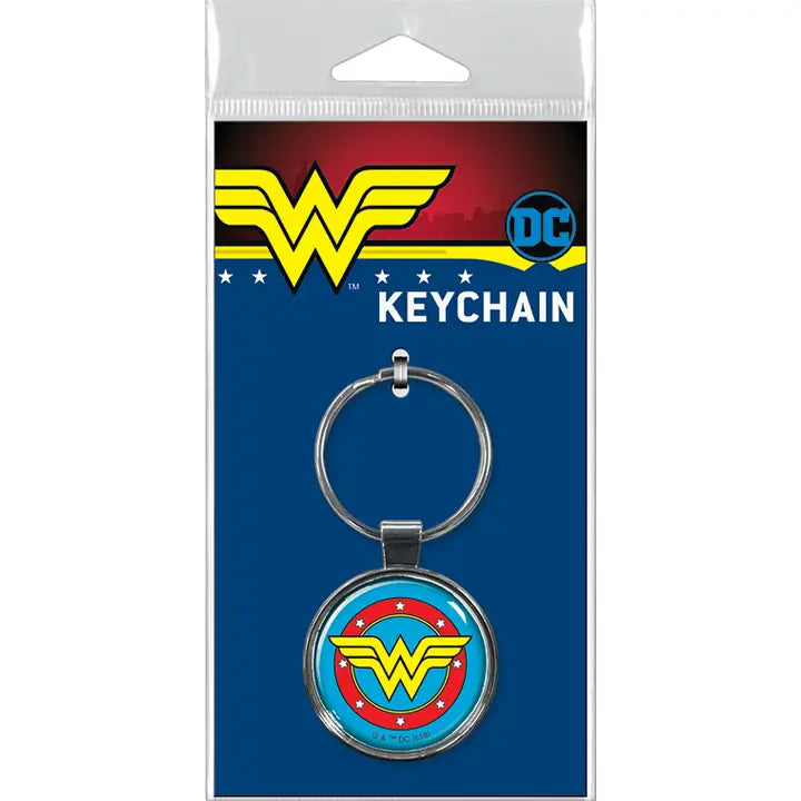 Dc Comics Wonder Woman Logo Keychain | Odin's Place