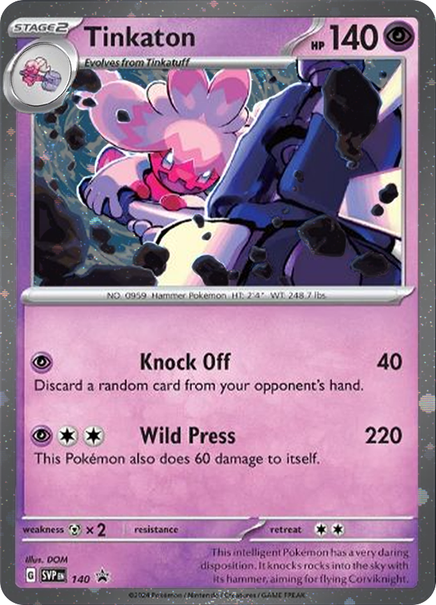 Tinkaton (SVP140) (Cosmos Holo) [Scarlet & Violet: Black Star Promos] | Odin's Place