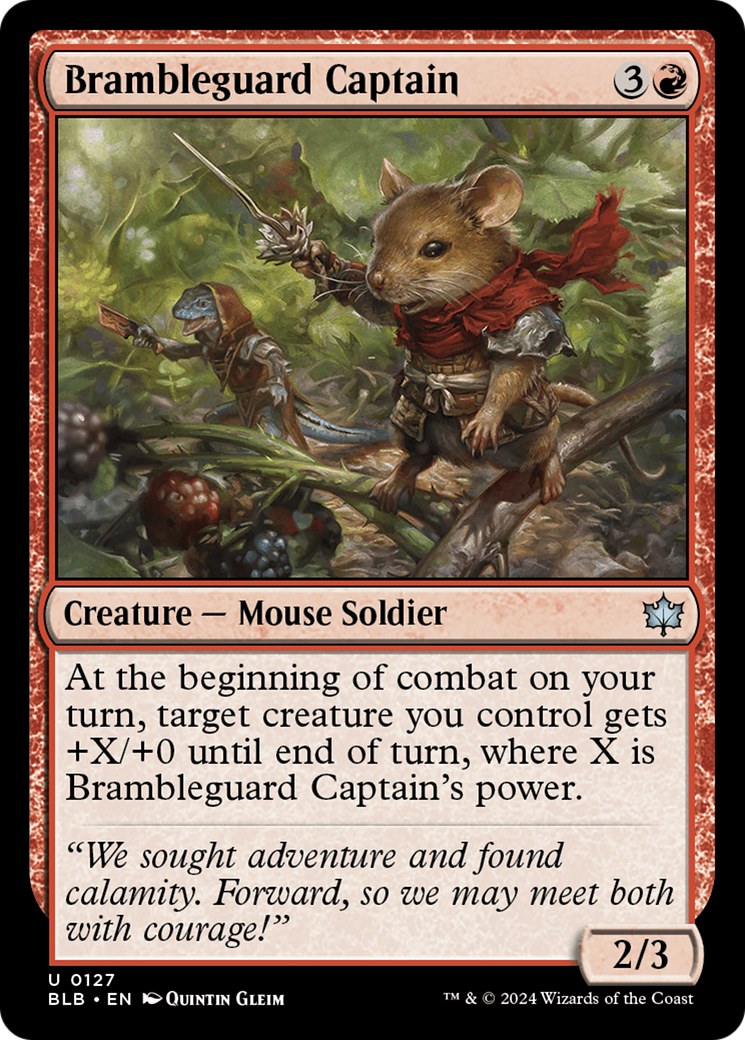 Brambleguard Captain [Bloomburrow] | Odin's Place