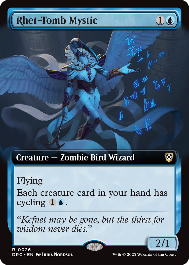 Rhet-Tomb Mystic (Extended Art) [Aetherdrift Commander] | Odin's Place