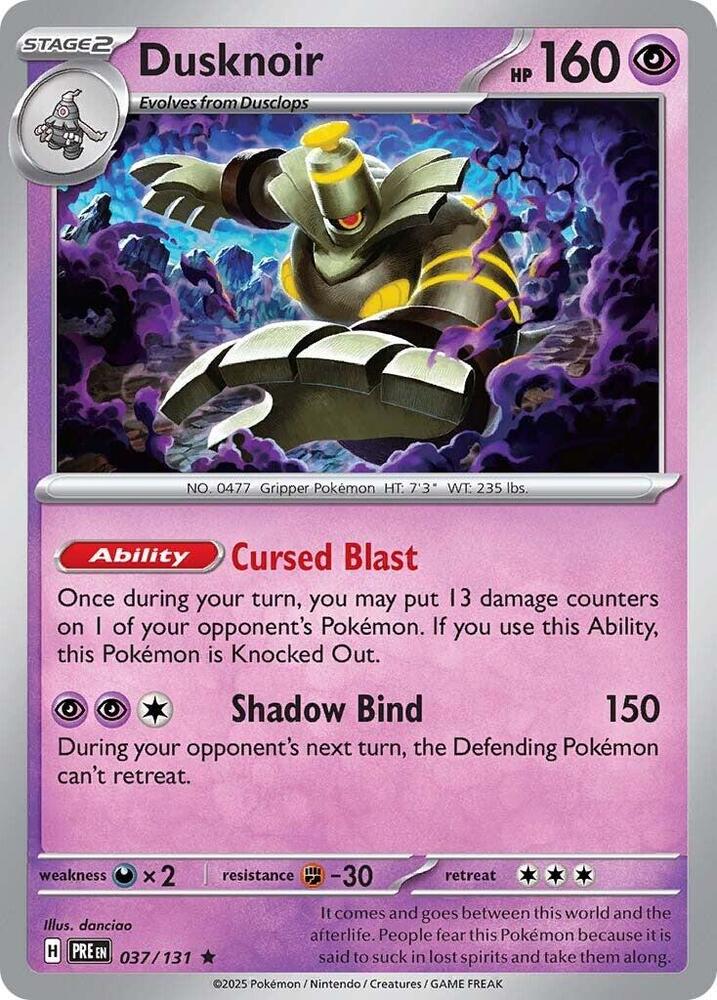 Dusknoir (037/131) [Scarlet & Violet: Prismatic Evolutions] | Odin's Place