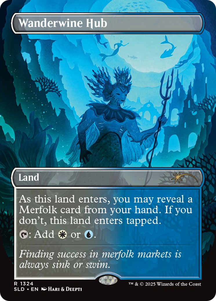 Wanderwine Hub (Rainbow Foil) [Secret Lair Drop Series] | Odin's Place