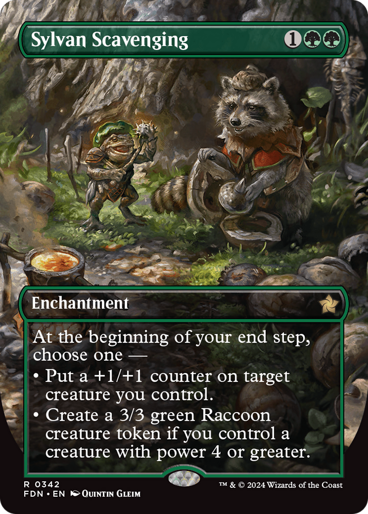 Sylvan Scavenging (Borderless) [Foundations] | Odin's Place