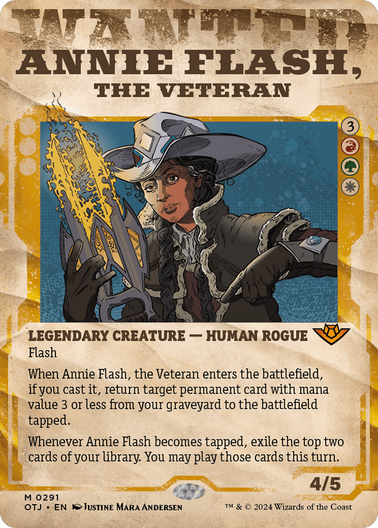 Annie Flash, the Veteran (Showcase) [Outlaws of Thunder Junction] | Odin's Place