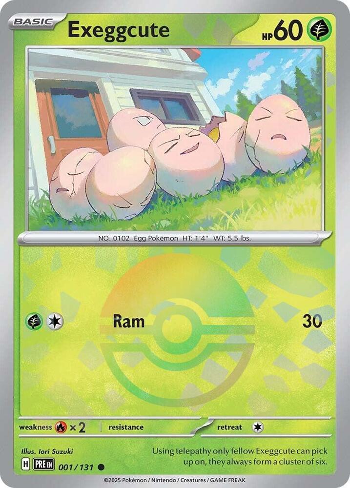 Exeggcute (001/131) (Poke Ball Pattern) [Scarlet & Violet: Prismatic Evolutions] | Odin's Place