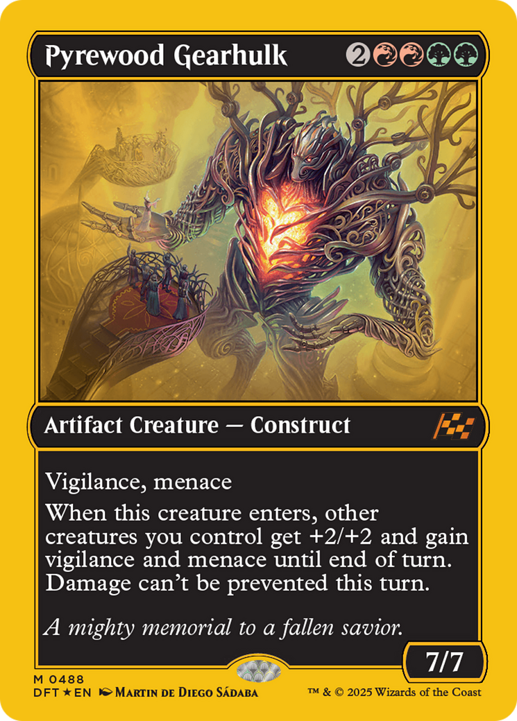 Pyrewood Gearhulk (First-Place Foil) [Aetherdrift] | Odin's Place