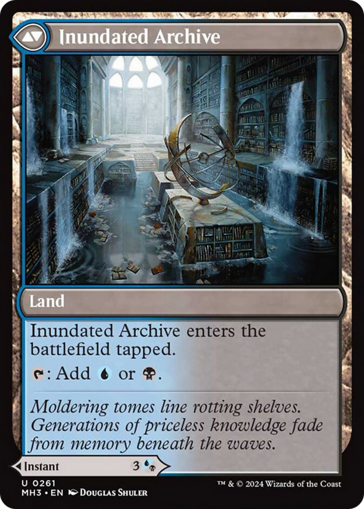 Waterlogged Teachings //Inundated Archive [Modern Horizons 3] | Odin's Place