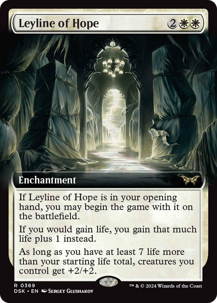 Leyline of Hope (Extended Art) [Duskmourn: House of Horror] | Odin's Place
