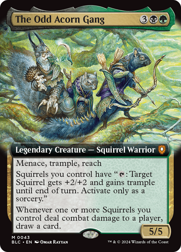 The Odd Acorn Gang (Extended Art) [Bloomburrow Commander] | Odin's Place