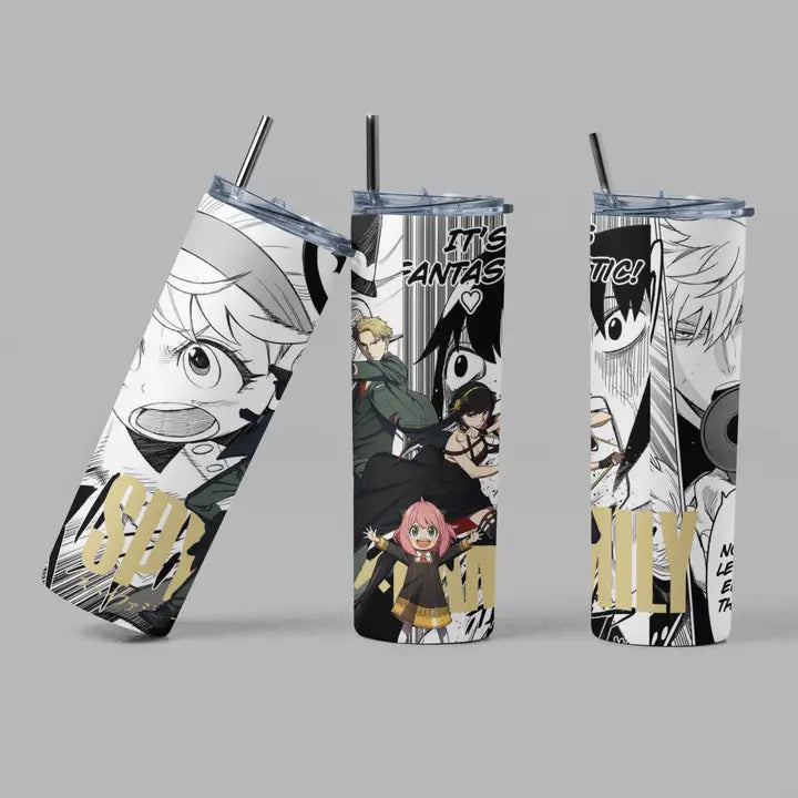 The Geek Boutique: Spy x family Whole Family Anime Inspired Tumbler | Odin's Place