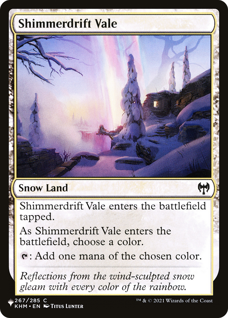 Shimmerdrift Vale [The List] | Odin's Place