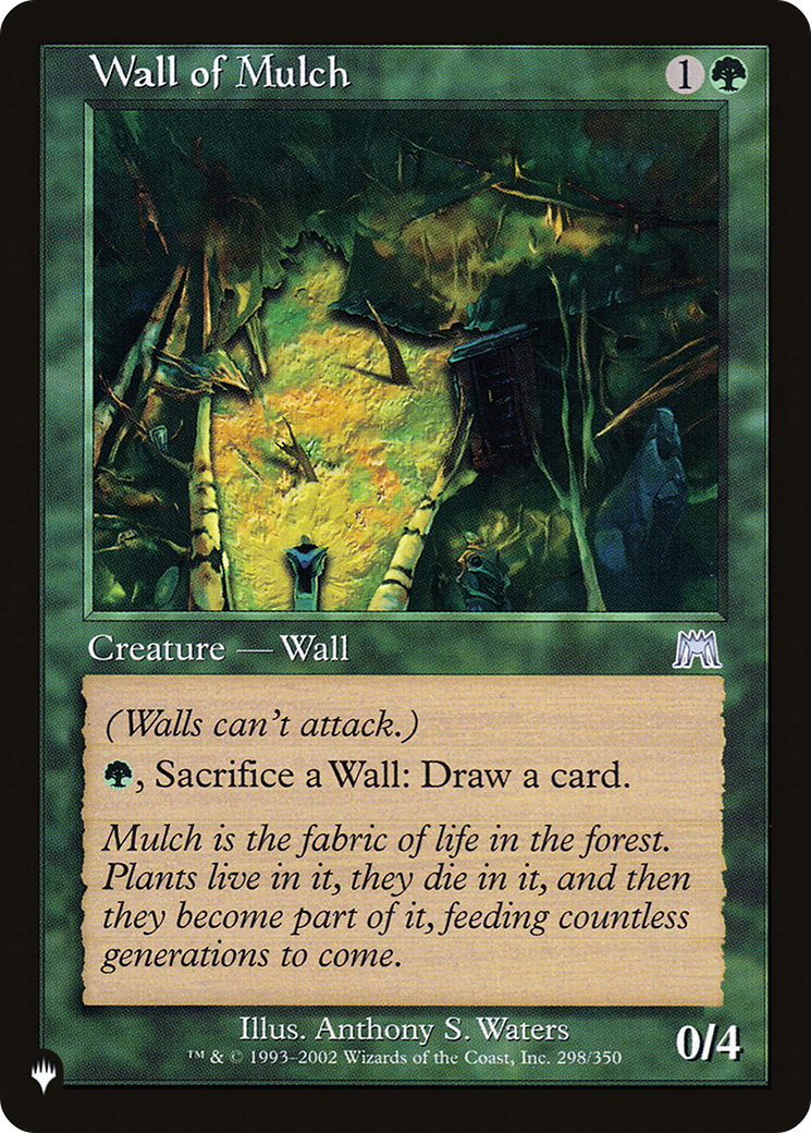 Wall of Mulch [The List] | Odin's Place