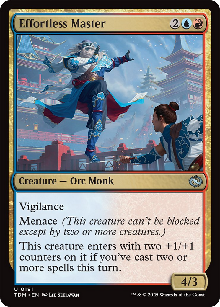 Effortless Master [Tarkir: Dragonstorm] | Odin's Place