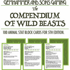 Gemhammer and Sons Compendium of Wild Beasts | Odin's Place