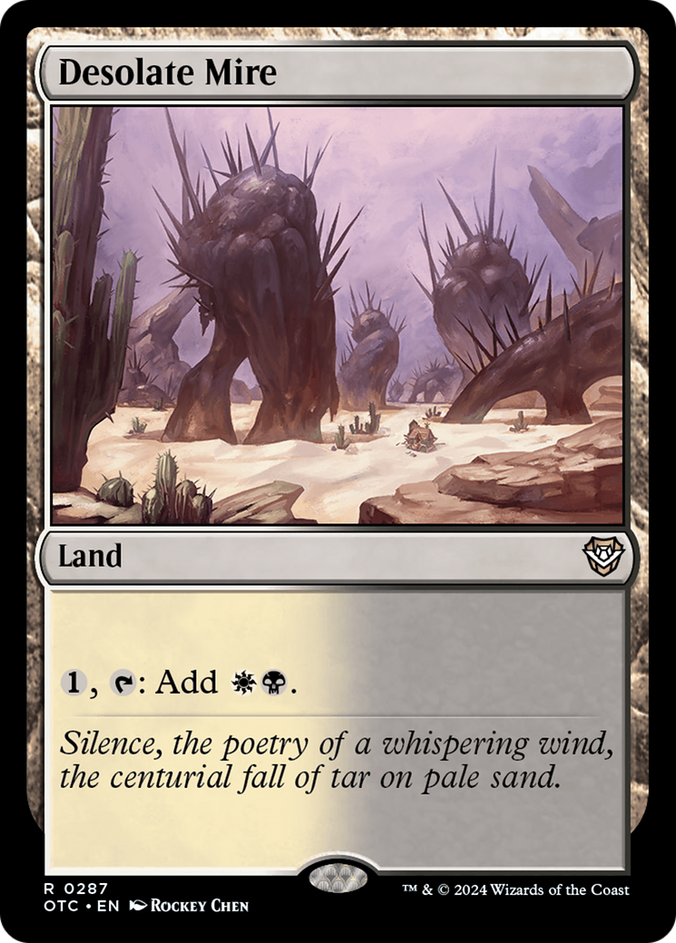 Desolate Mire [Outlaws of Thunder Junction Commander] | Odin's Place