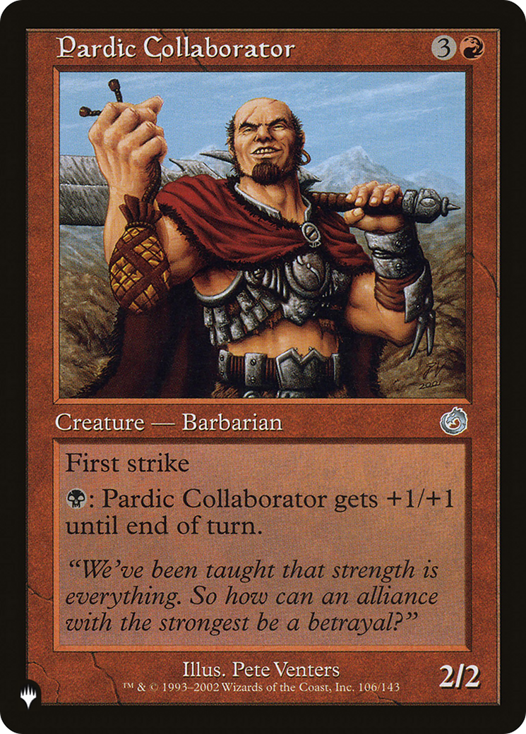 Pardic Collaborator [The List] | Odin's Place