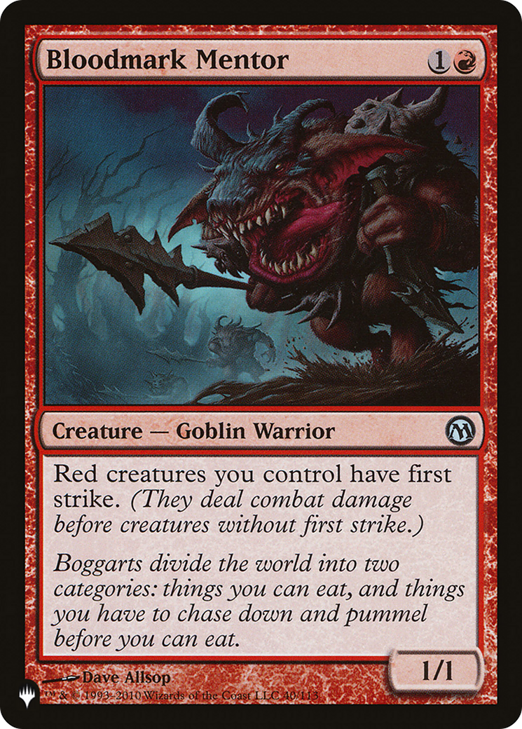 Bloodmark Mentor [The List] | Odin's Place