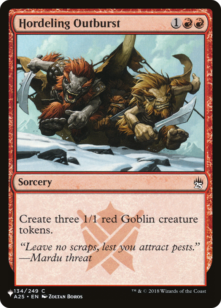 Hordeling Outburst [The List] | Odin's Place