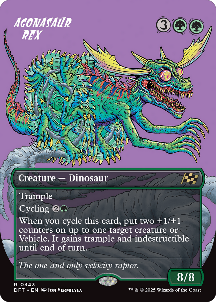 Agonasaur Rex (Borderless) [Aetherdrift] | Odin's Place