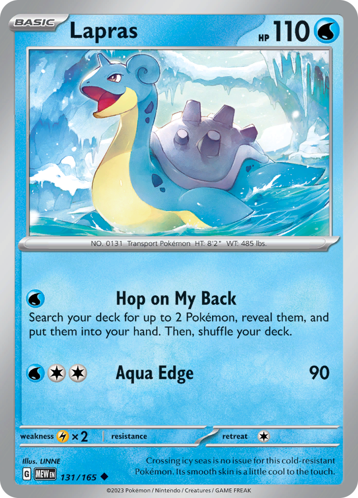 Lapras (131/165) [Scarlet & Violet 151] | Odin's Place