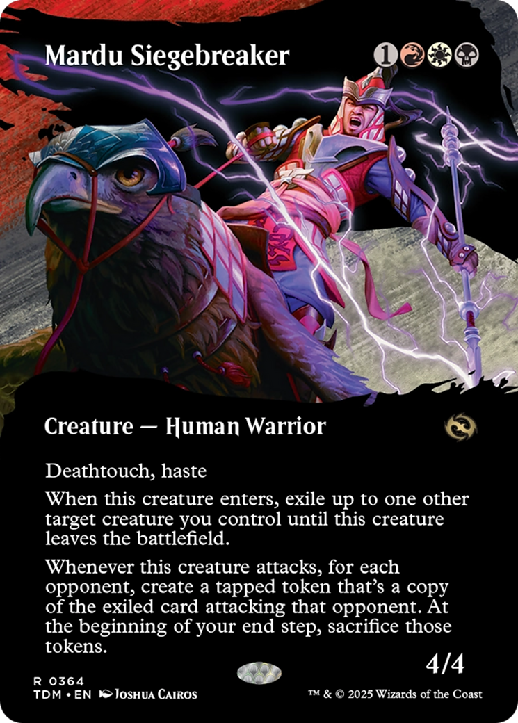 Mardu Siegebreaker (Borderless) [Tarkir: Dragonstorm] | Odin's Place