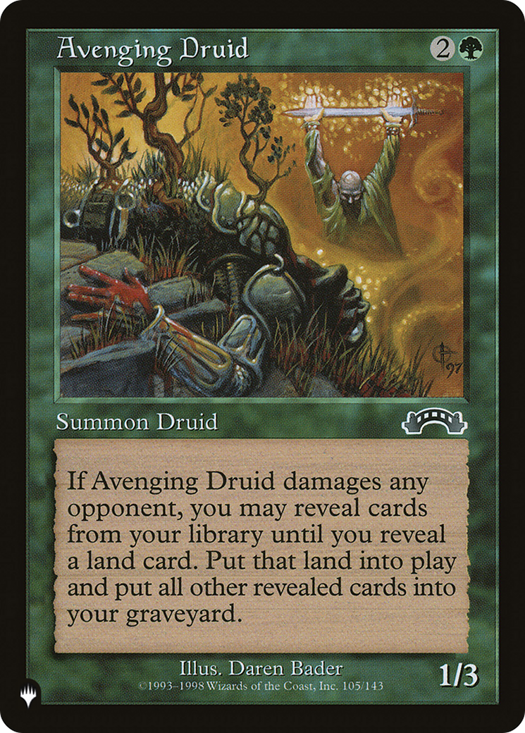 Avenging Druid [The List] | Odin's Place