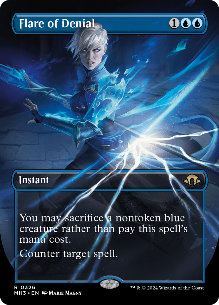 Flare of Denial (Borderless) [Modern Horizons 3] | Odin's Place