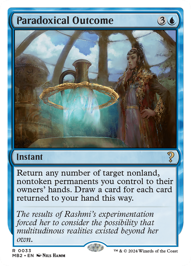 Paradoxical Outcome (White Border) [Mystery Booster 2] | Odin's Place