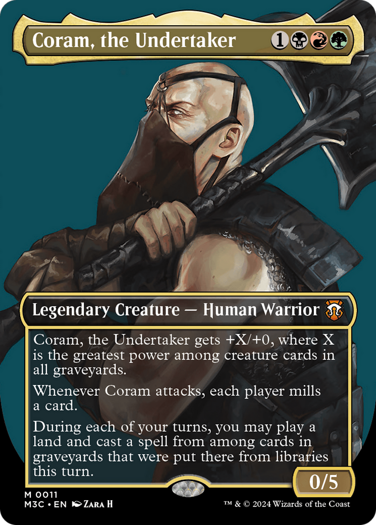 Coram, the Undertaker (Borderless) [Modern Horizons 3 Commander] | Odin's Place