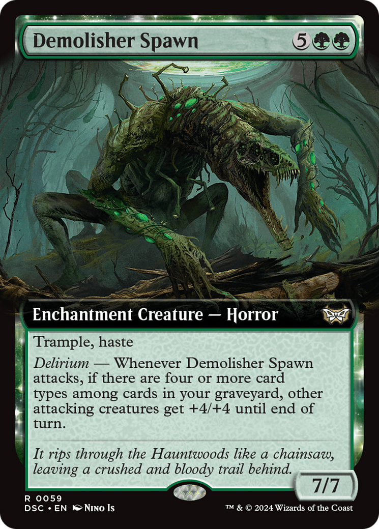 Demolisher Spawn (Extended Art) [Duskmourn: House of Horror Commander] | Odin's Place