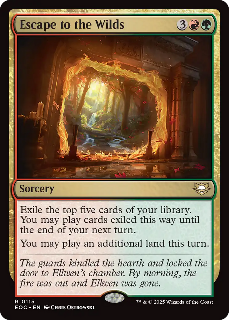 Escape to the Wilds [Edge of Eternities Commander] | Odin's Place