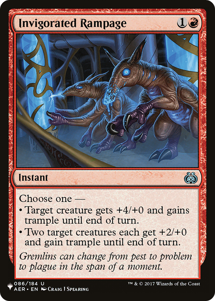 Invigorated Rampage [The List] | Odin's Place