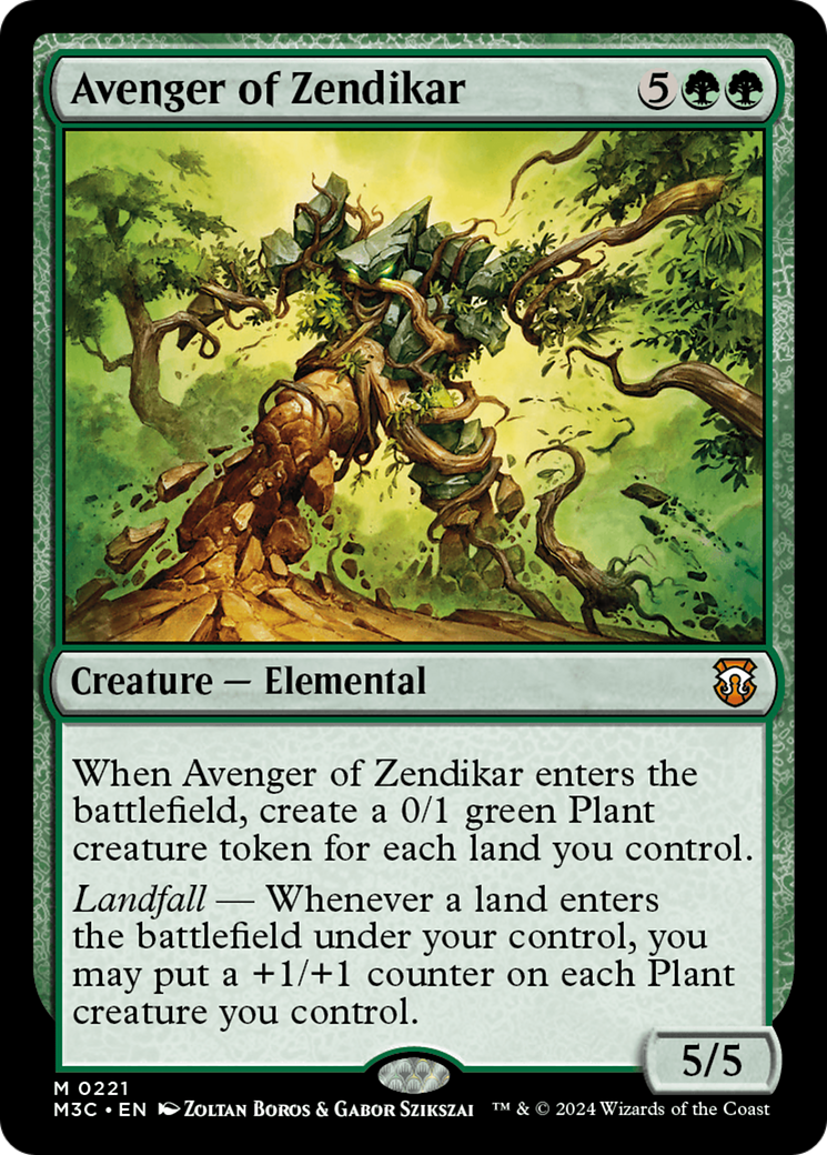 Avenger of Zendikar (Ripple Foil) [Modern Horizons 3 Commander] | Odin's Place