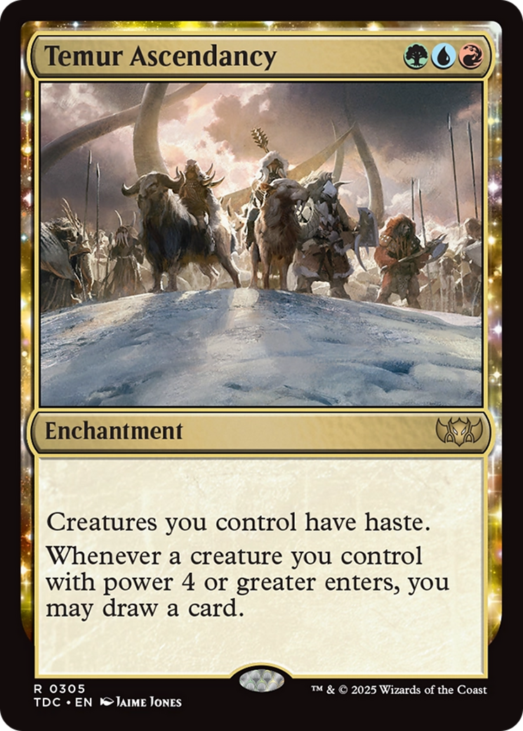 Temur Ascendancy [Tarkir: Dragonstorm Commander] | Odin's Place