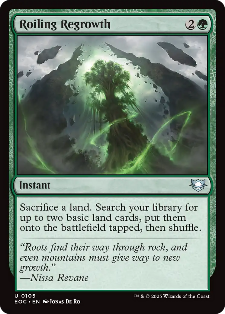 Roiling Regrowth [Edge of Eternities Commander] | Odin's Place