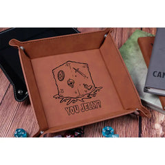 Level 1 Gamers Square Leatherette Dice Tray, Assorted Styles | Odin's Place