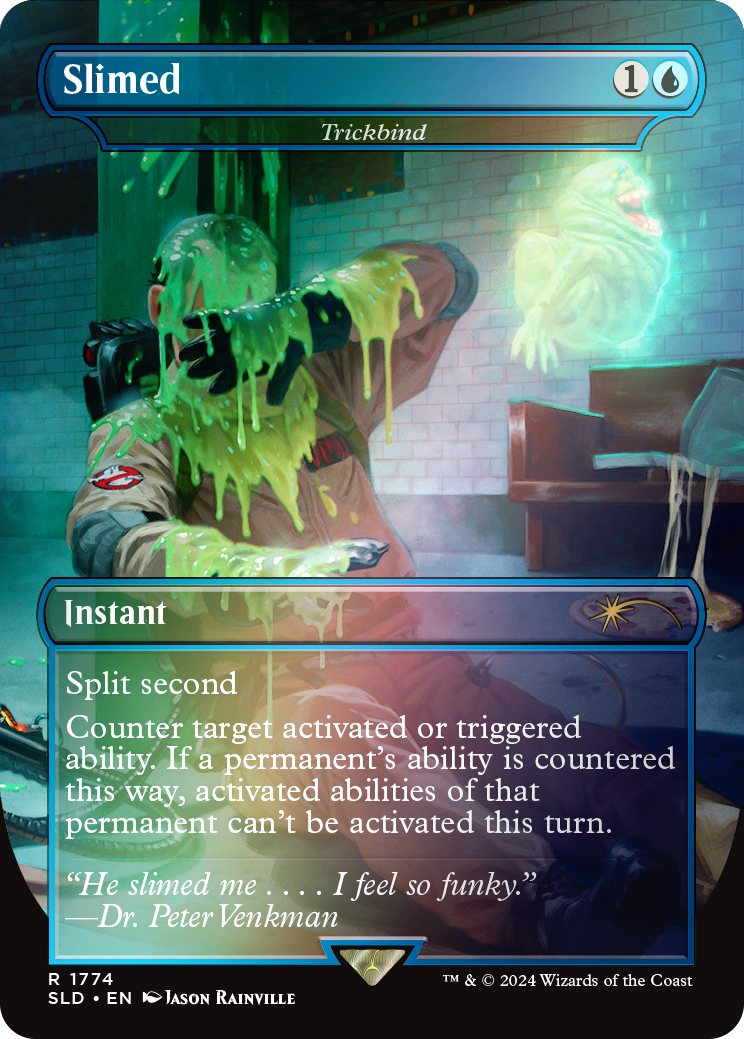 Slimed - Trickbind (Rainbow Foil) [Secret Lair Drop Series] | Odin's Place