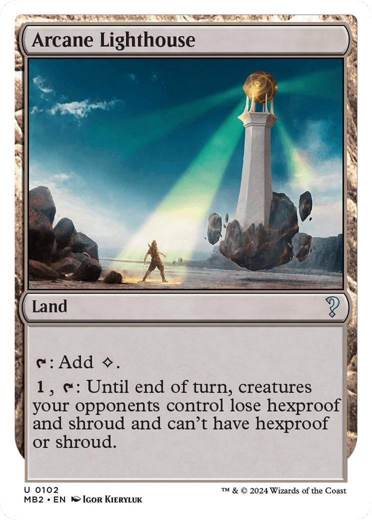 Arcane Lighthouse (White Border) [Mystery Booster 2] | Odin's Place