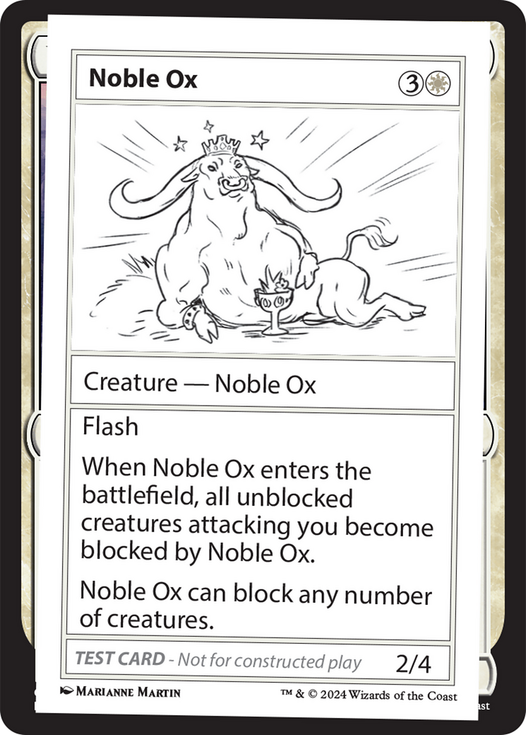 Noble Ox [Mystery Booster 2 Playtest Cards] | Odin's Place