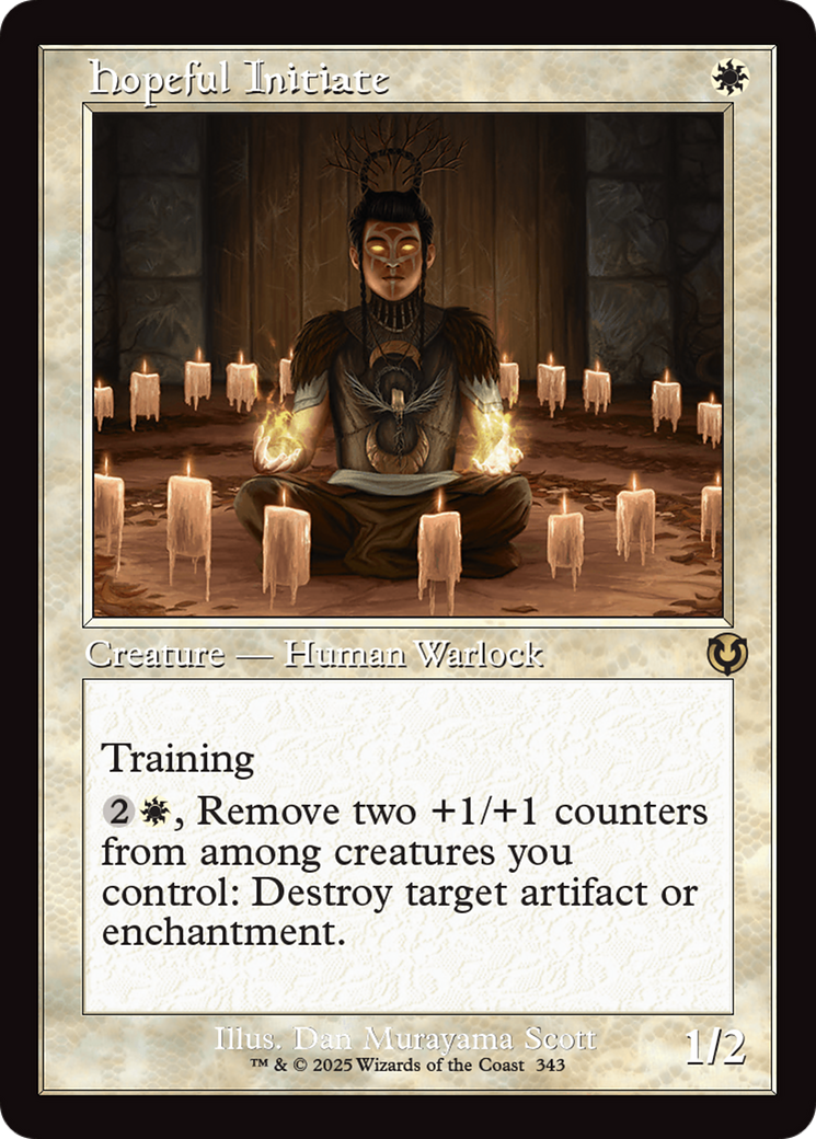 Hopeful Initiate (Retro Frame) [Innistrad Remastered] | Odin's Place