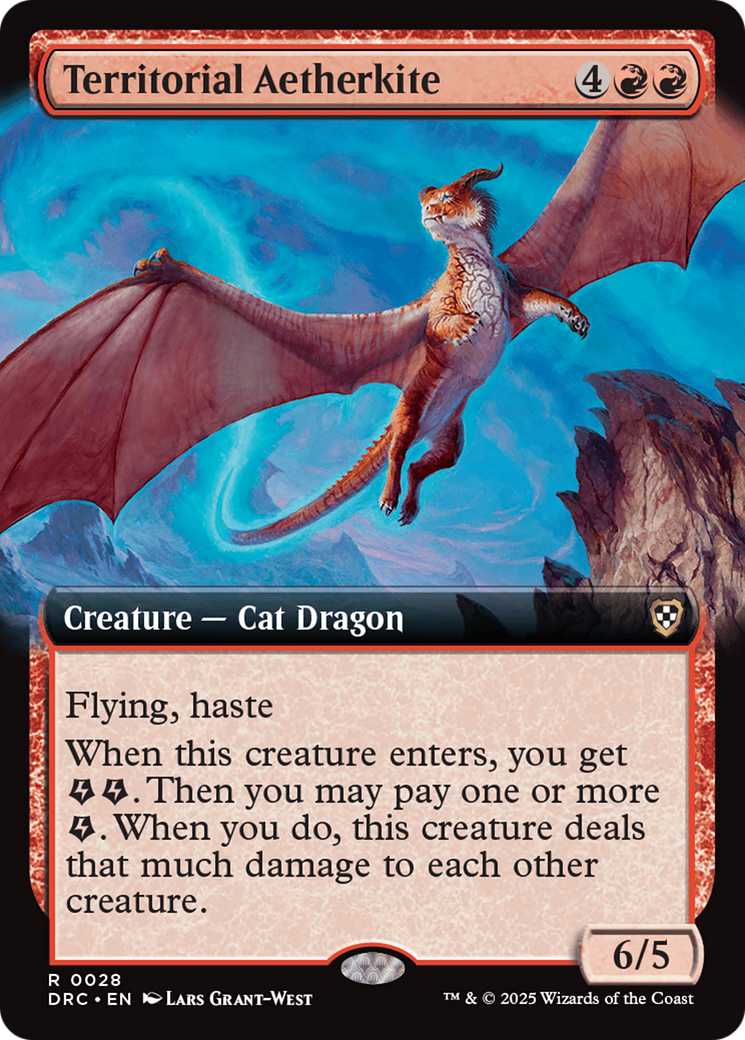 Territorial Aetherkite (Extended Art) [Aetherdrift Commander] | Odin's Place