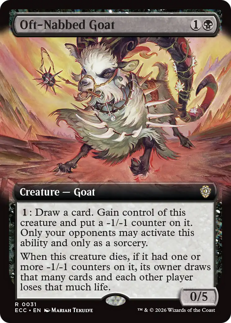 Oft-Nabbed Goat (Extended Art) [Lorwyn Eclipsed Commander] | Odin's Place