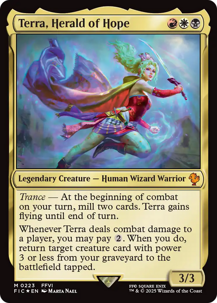 Terra, Herald of Hope (Surge Foil) [FINAL FANTASY Commander] | Odin's Place