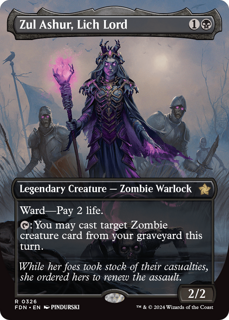 Zul Ashur, Lich Lord (Borderless) [Foundations] | Odin's Place